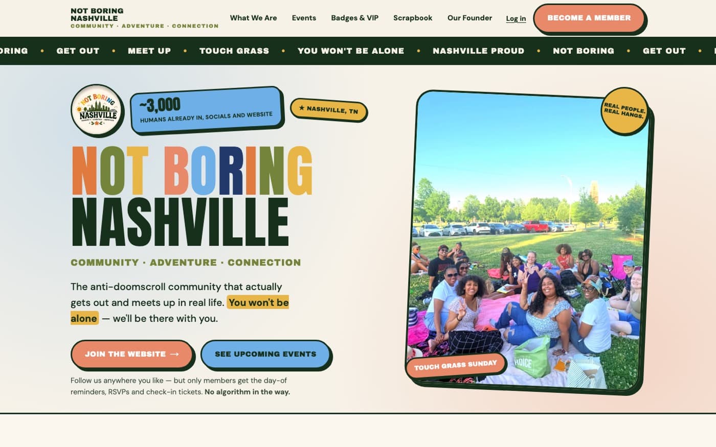 notboringnashville.com homepage